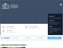 Tablet Screenshot of myawa.org